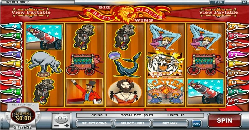 Play in 5 Reel Circus Slot Online from Rival Gaming for free now | www.guerrillamarketingassociation.com