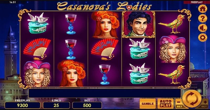 Play in Casanova’s Ladies Slot Online from Amatic for free now | www.guerrillamarketingassociation.com