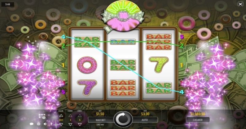 Play in Dollars to Donuts Slot Online from Rival Gaming for free now | www.guerrillamarketingassociation.com